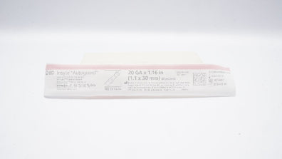 BD 381434 Insyte Autoguard Shielded IV Cath. 20Ga x 1.16inch 60mL/min